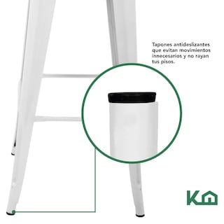 Foto 7 | Banco Alto KingsHouse Blanco