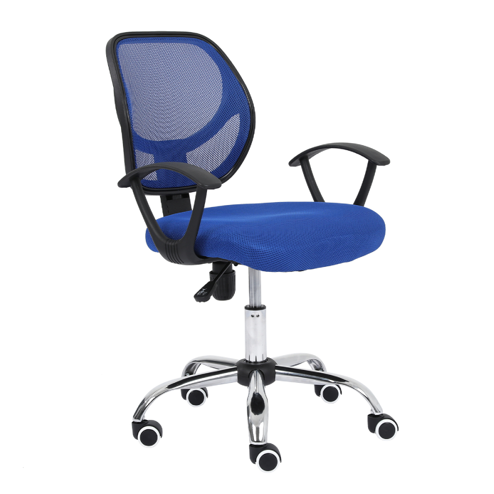 Foto 2 pulgar | Silla Secretarial Nextep Ne-650sa Respaldo Malla 110 Kg Azul