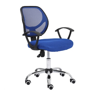 Foto 1 | Silla Secretarial Nextep Ne-650sa Respaldo Malla 110 Kg Azul