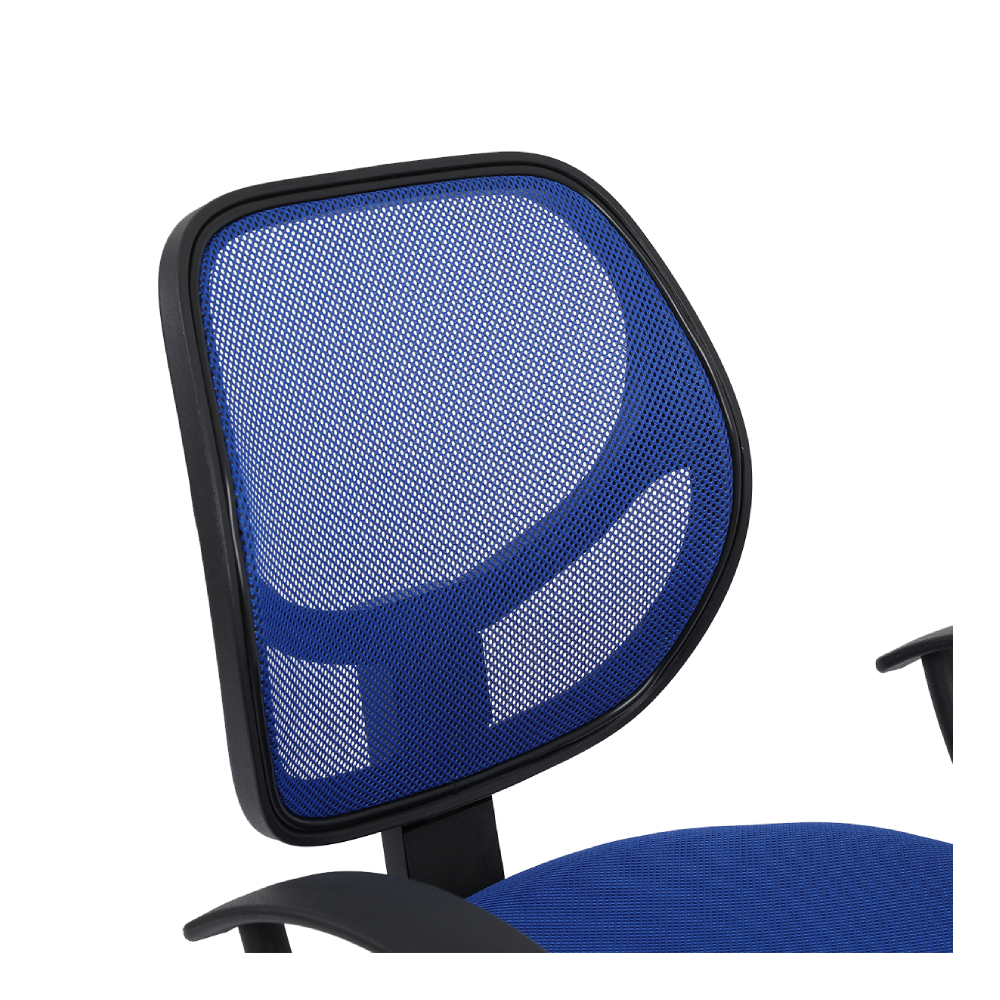 Foto 4 pulgar | Silla Secretarial Nextep Ne-650sa Respaldo Malla 110 Kg Azul