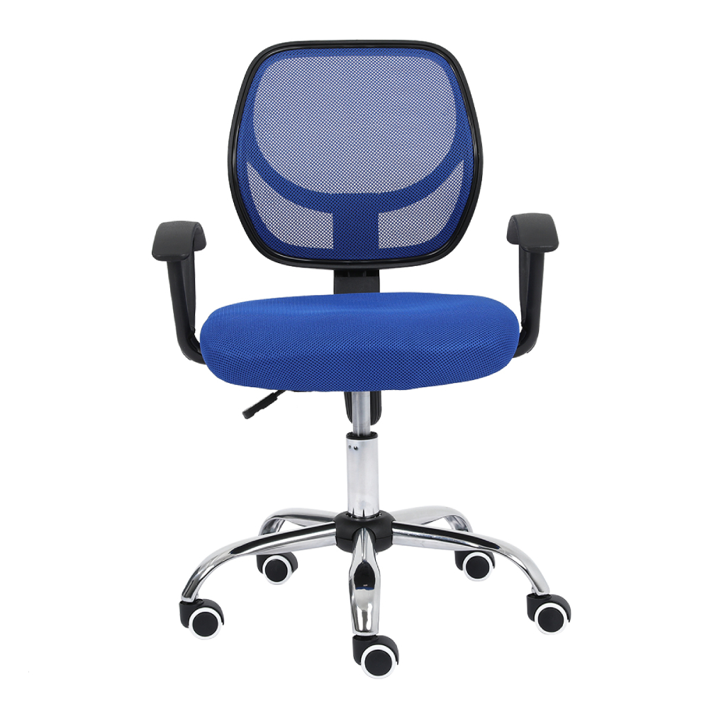 Foto 6 pulgar | Silla Secretarial Nextep Ne-650sa Respaldo Malla 110 Kg Azul