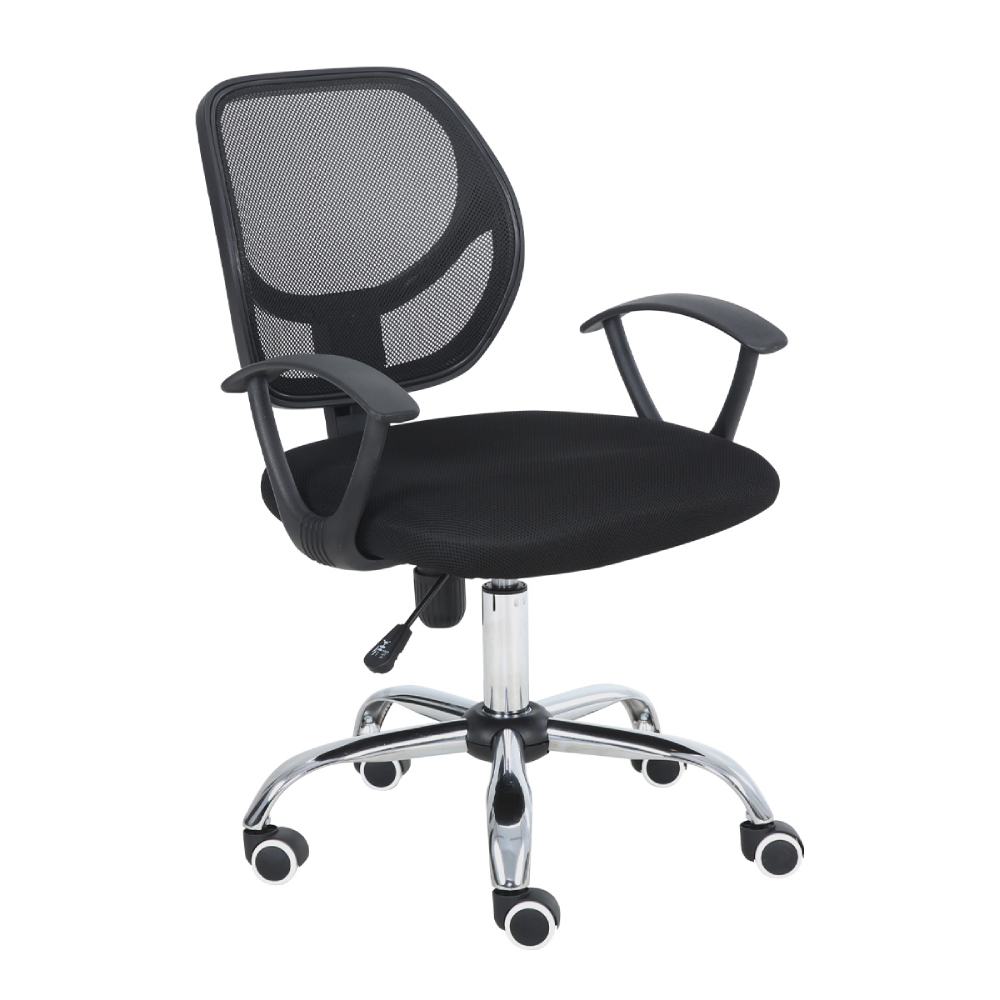 Foto 2 pulgar | Silla Secretarial Nextep Ne-650s Respaldo Malla 110 Kg Negro