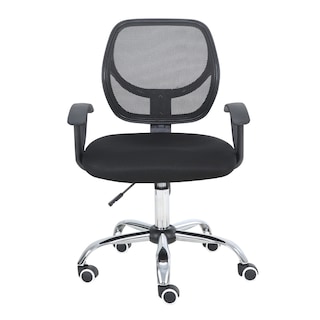 Foto 3 | Silla Secretarial Nextep Ne-650s Respaldo Malla 110 Kg Negro
