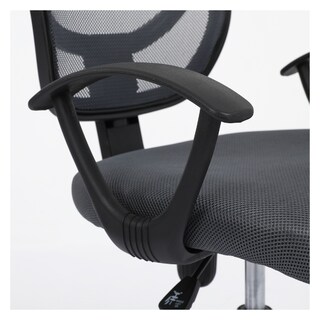 Foto 3 | Silla Secretarial Nextep Ne-650sg Respaldo Malla 110 Kg Gris