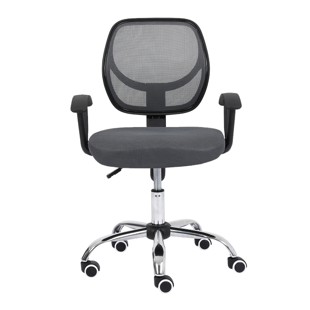 Foto 6 pulgar | Silla Secretarial Nextep Ne-650sg Respaldo Malla 110 Kg Gris