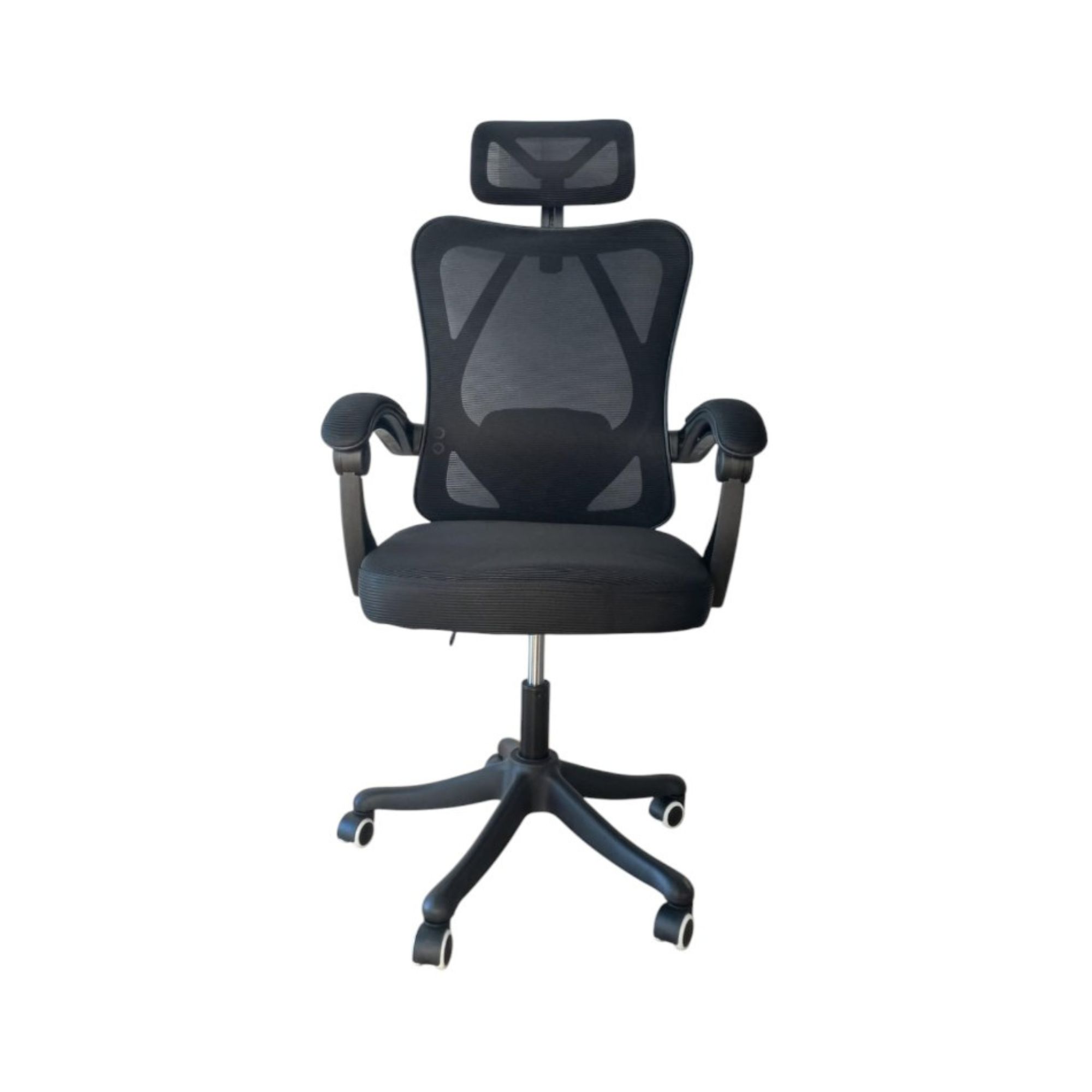 Foto 1 | Silla Ergonómica con Soporte Lumbar Ajustable Negro