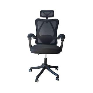 Foto 1 | Silla Ergonómica con Soporte Lumbar Ajustable Negro