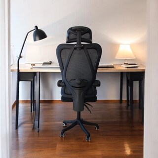 Foto 5 | Silla Ergonómica con Soporte Lumbar Ajustable Negro