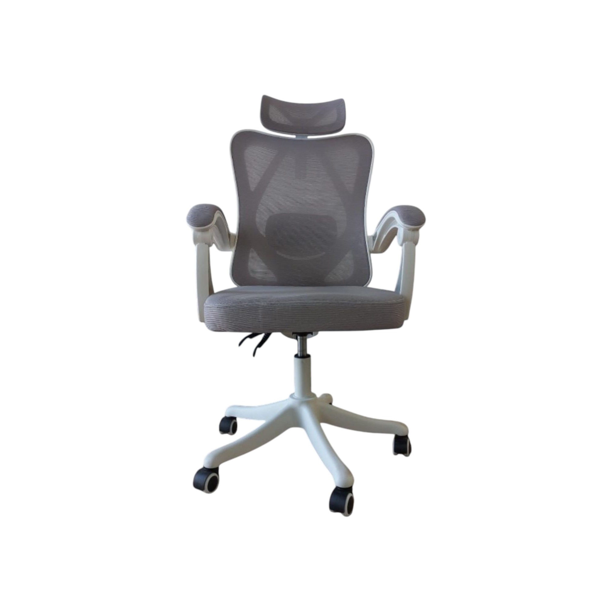 Foto 1 | Silla de Oficina Ergonómica con Soporte Lumbar Ajustable Blanco