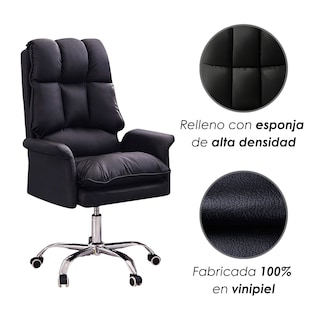 Foto 6 | Silla Para Oficina Acolchada Negra
