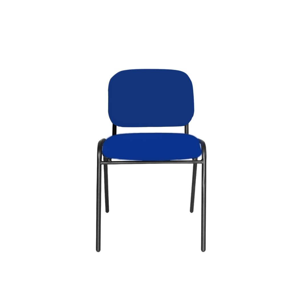 Foto 3 pulgar | Offiho Silla De Oficina Ecovisita Para Salas De Espera, Consultorios En Tapiz De Tela Color Azul