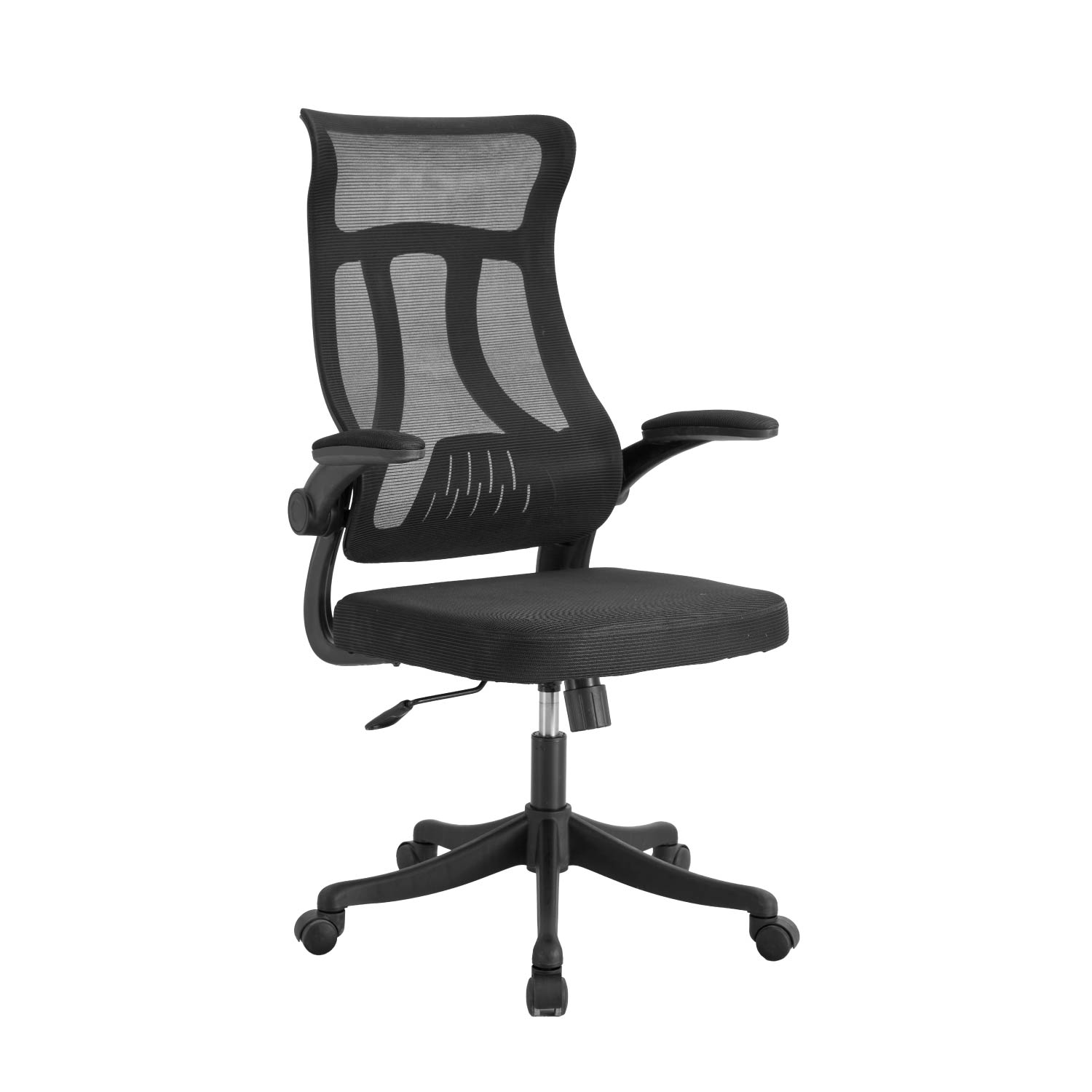 Foto 1 | Silla Oficina Ergonomus Bm-1073 Ergonómica Apoyabrazos Abatibles Negra