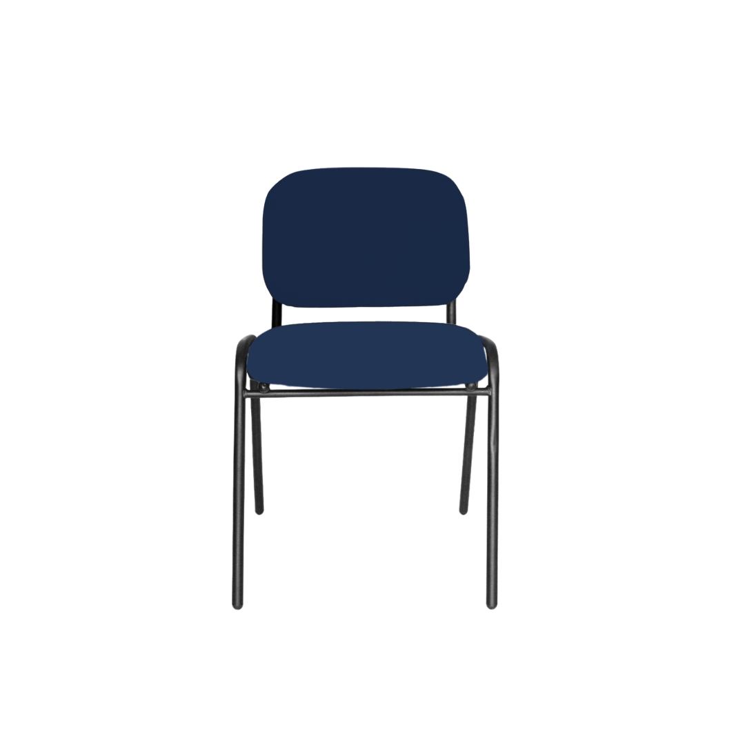 Foto 3 pulgar | Offiho Silla De Oficina Ecovisita Para Salas De Espera, Consultorios En Tapiz De Tela Color Azul Marino