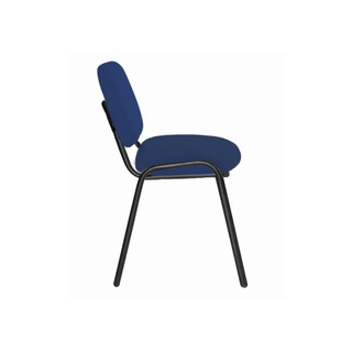 Foto 3 | Offiho Silla De Oficina Ecovisita Para Salas De Espera, Consultorios En Tapiz De Tela Color Azul Marino