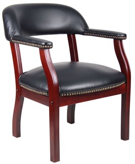 Foto 1 | Silla De Capitán Boss Office Products Gfa015 De Tela Negra - Venta Internacional.