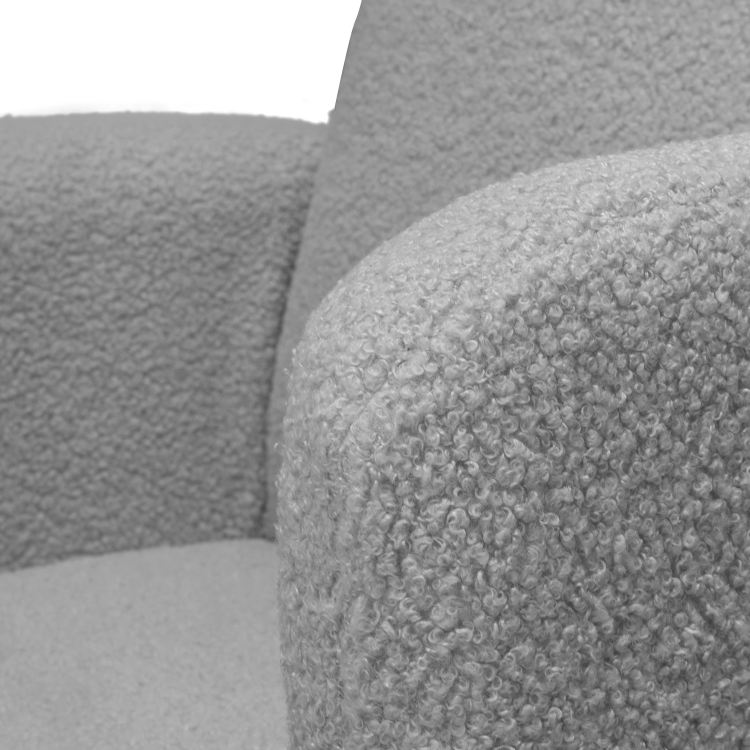 Foto 7 pulgar | Silla De Dormitorio Áreas Múltiples Cómoda Bossa Luzi Gris