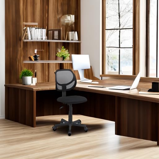 Foto 5 | Silla De Escritorio Para Computadora De Oficina Amazon Basics Con Respaldo Bajo - Venta Internacional.