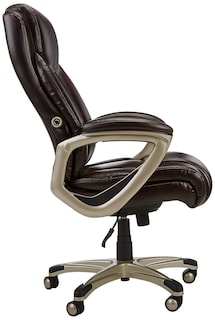Foto 3 | Silla De Escritorio Amazon Basics Big & Tall Executive, Marrón - Venta Internacional.
