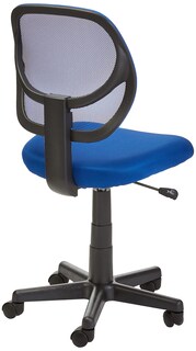 Foto 4 | Silla De Escritorio Para Ordenador De Oficina Amazon Basics, Azul, Nailon - Venta Internacional.