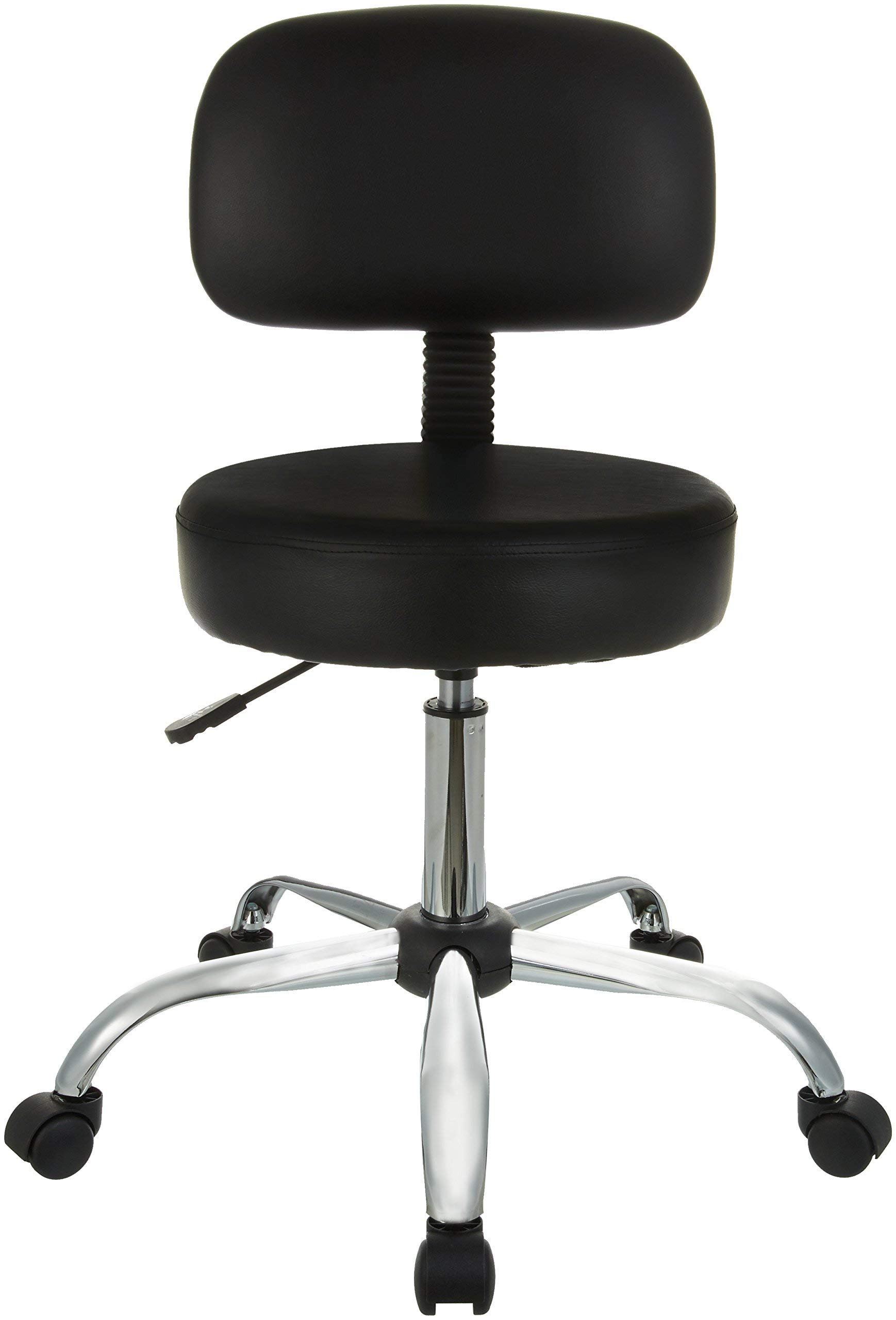 Foto 2 | Taburete De Bar Drafting Para Spa Amazon Basics, Multiusos, Negro - Venta Internacional.