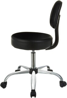 Foto 3 | Taburete De Bar Drafting Para Spa Amazon Basics, Multiusos, Negro - Venta Internacional.