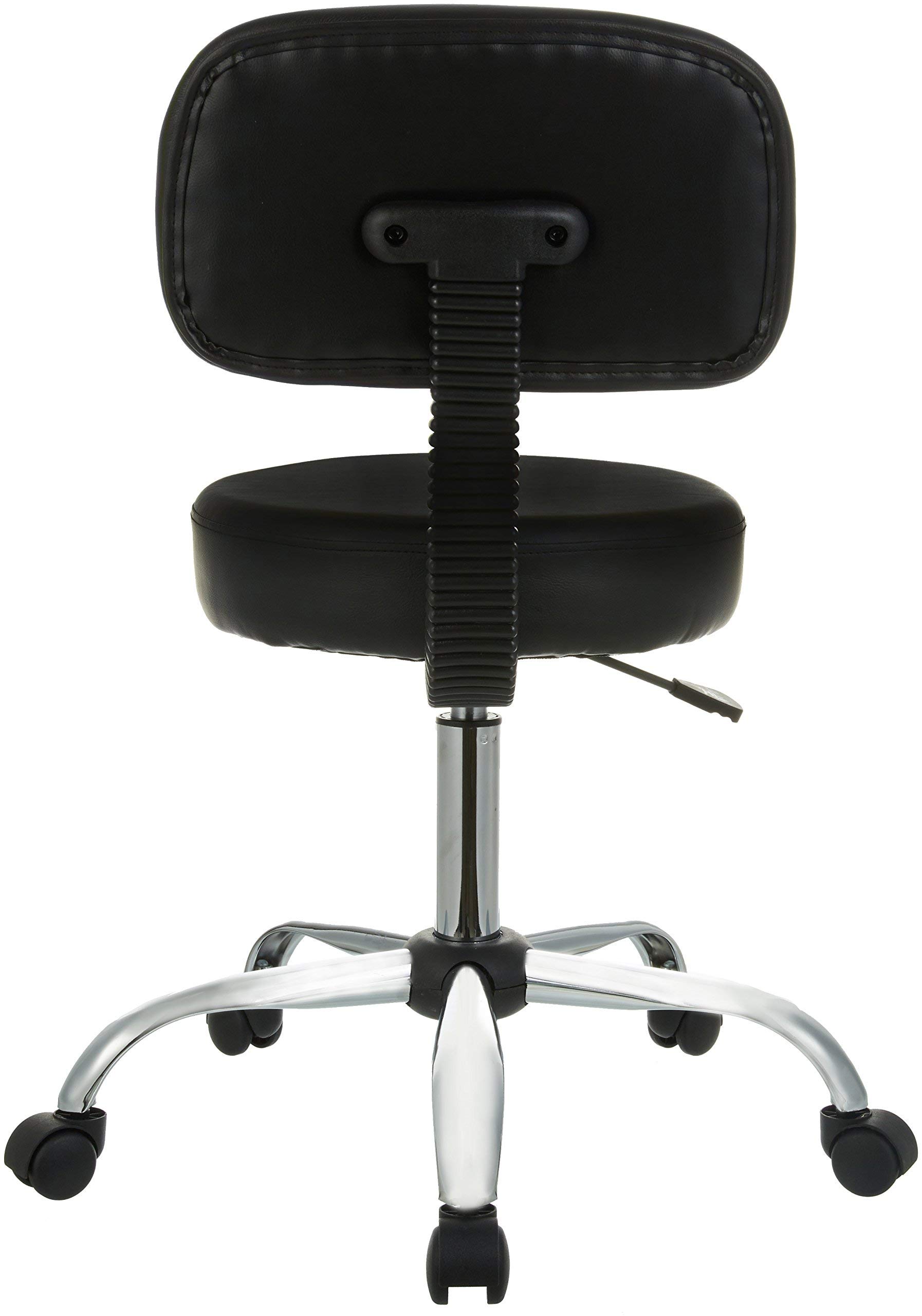 Foto 5 pulgar | Taburete De Bar Drafting Para Spa Amazon Basics, Multiusos, Negro - Venta Internacional.