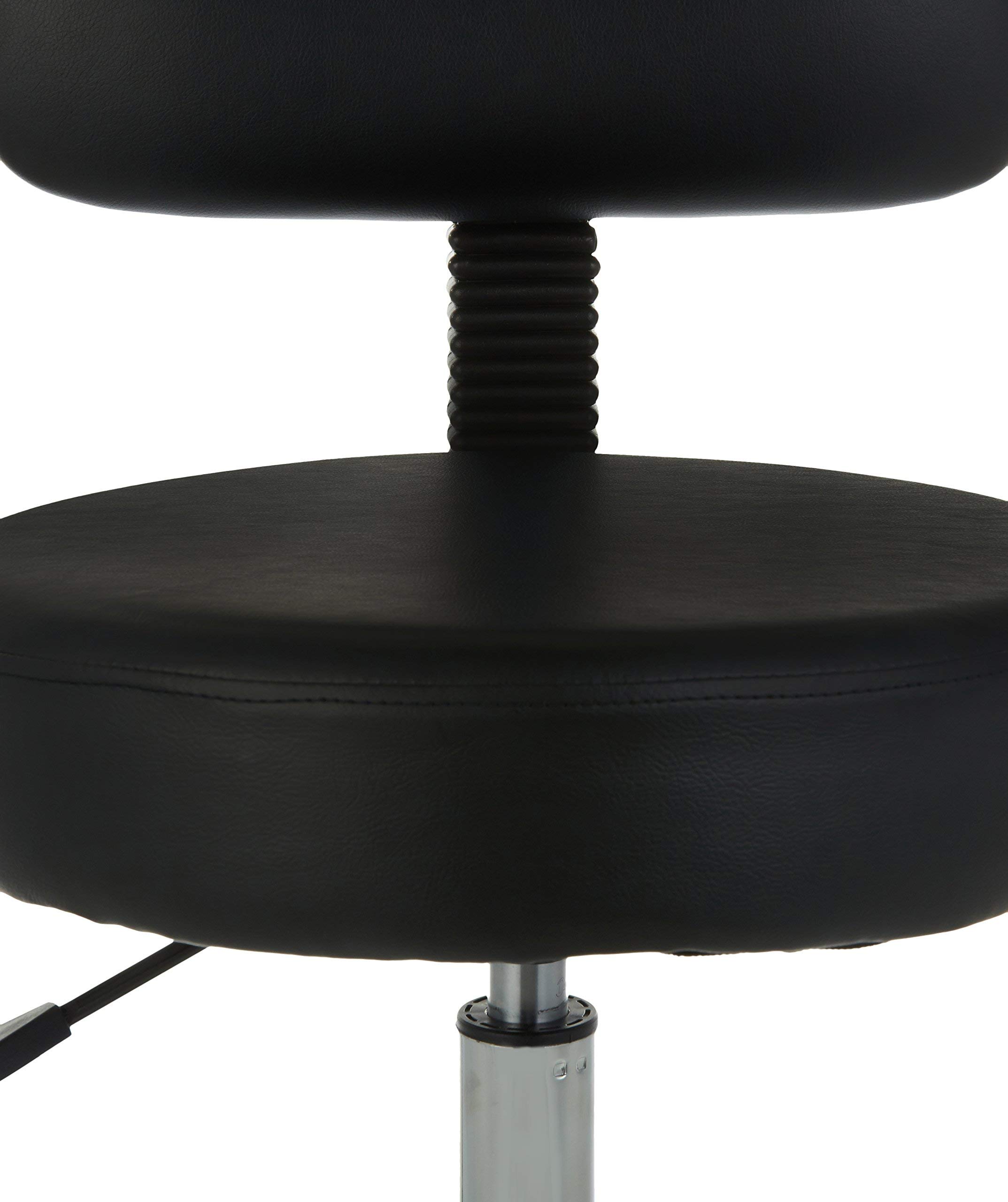 Foto 6 pulgar | Taburete De Bar Drafting Para Spa Amazon Basics, Multiusos, Negro - Venta Internacional.