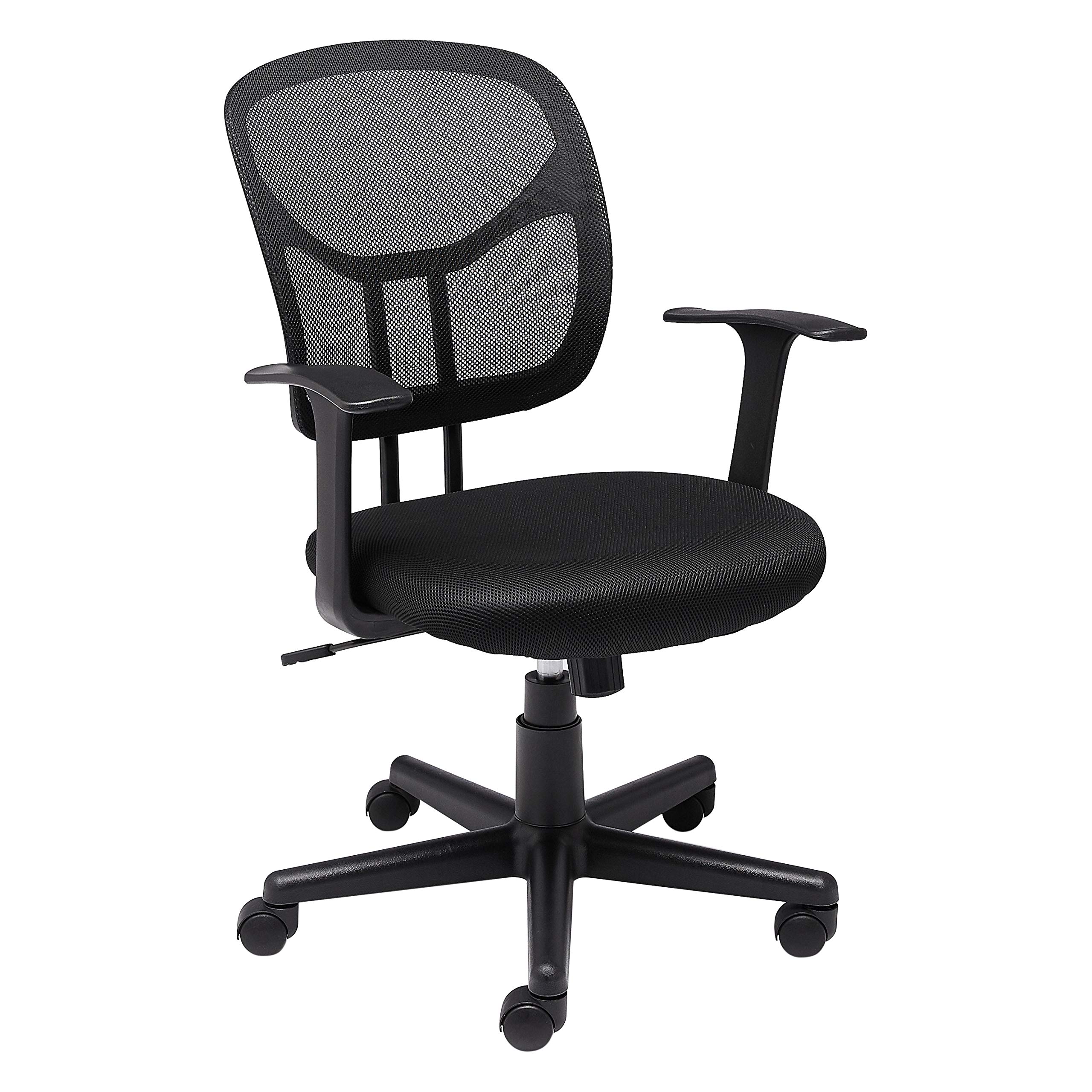 Foto 1 | Silla De Escritorio Amazon Basics De Malla Con Respaldo Medio, Negra - Venta Internacional.