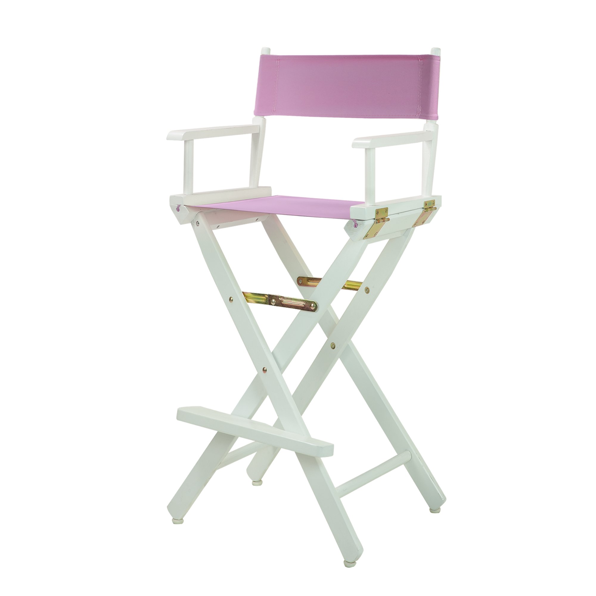 Foto 2 pulgar | Silla Director Casual Home 230-01/021-22, Altura De Barra, Color Blanco Y Rosa - Venta Internacional.