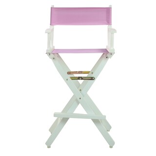 Foto 3 | Silla Director Casual Home 230-01/021-22, Altura De Barra, Color Blanco Y Rosa - Venta Internacional.