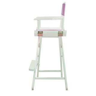 Foto 4 | Silla Director Casual Home 230-01/021-22, Altura De Barra, Color Blanco Y Rosa - Venta Internacional.