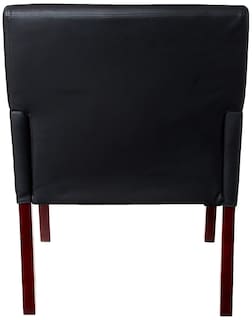 Foto 3 | Butacón De Recepción Boss Office, Acabado En Caoba, Negro - Venta Internacional.