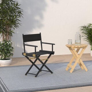Foto 2 | Silla Director's Home Casual Home Con Estructura Negra/lona Negra - Venta Internacional.