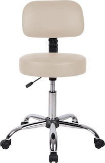 Foto 2 | Taburete Médico Para Spa Boss Office Products Be Well, Color Beige - Venta Internacional.