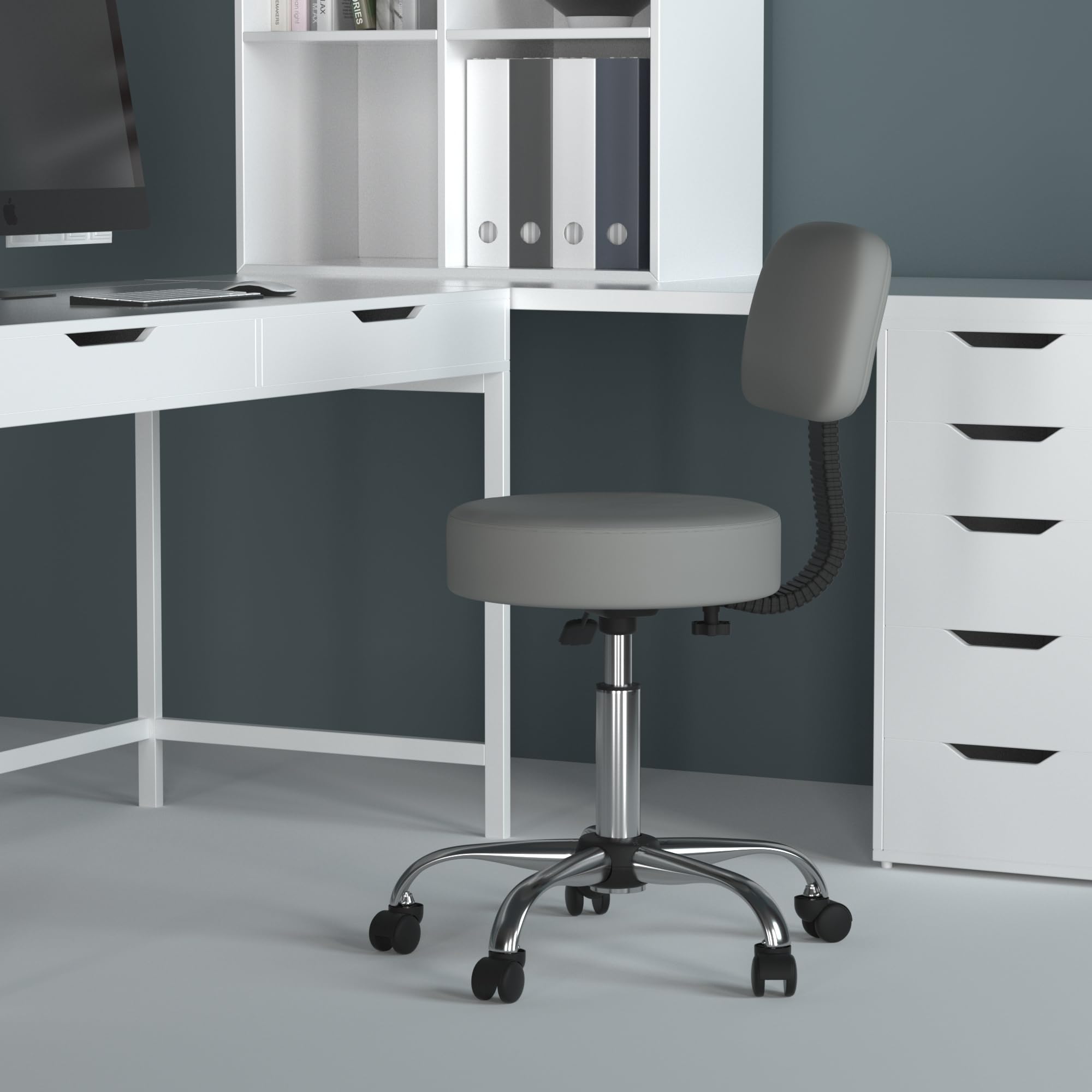 Foto 2 | Taburete De Dibujo Boss Office Products Be Well Medical Spa, Color Gris - Venta Internacional.