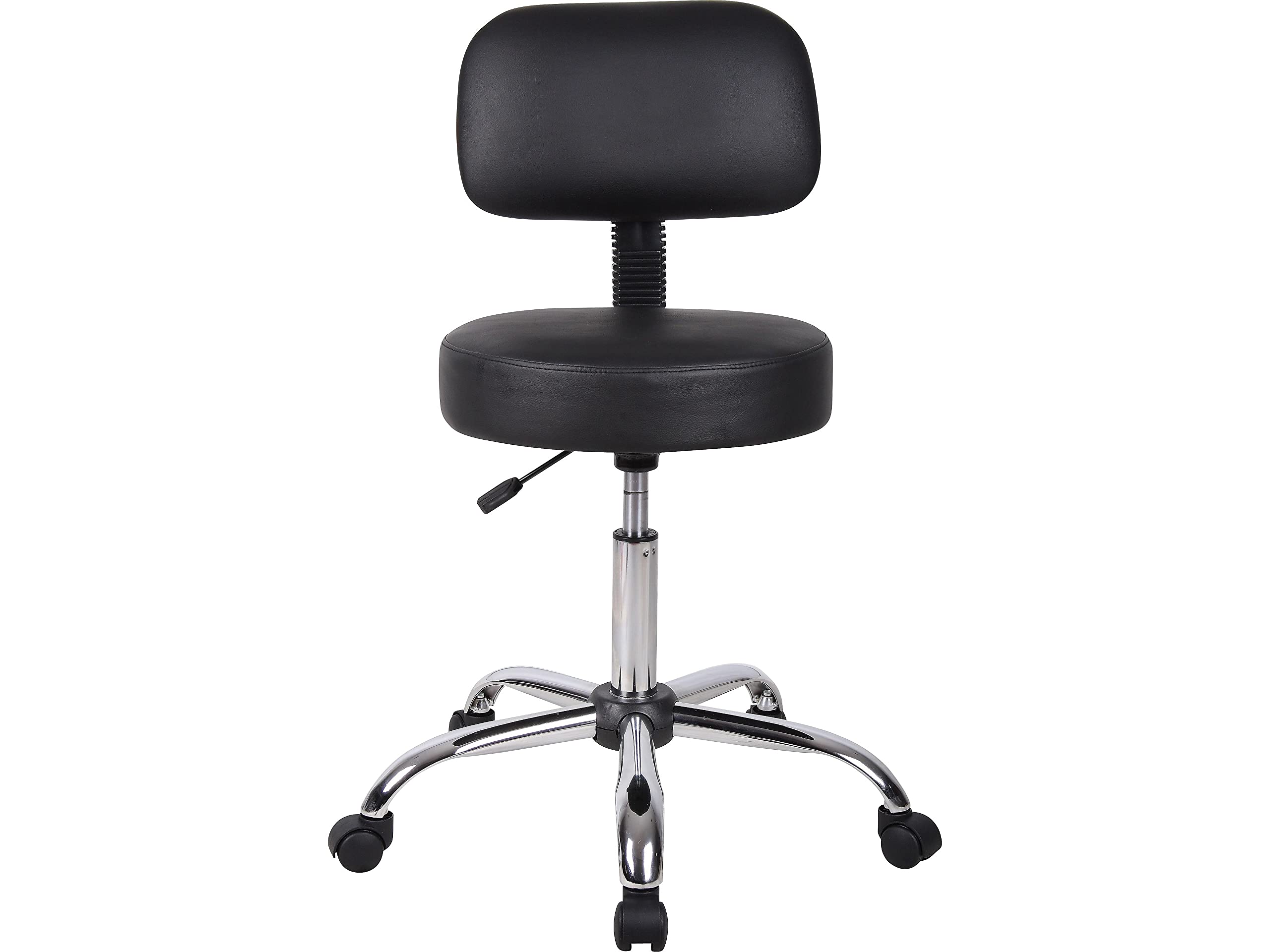 Foto 4 pulgar | Taburete Médico Para Spa Boss Office Products Be Well, Vinilo Negro - Venta Internacional.