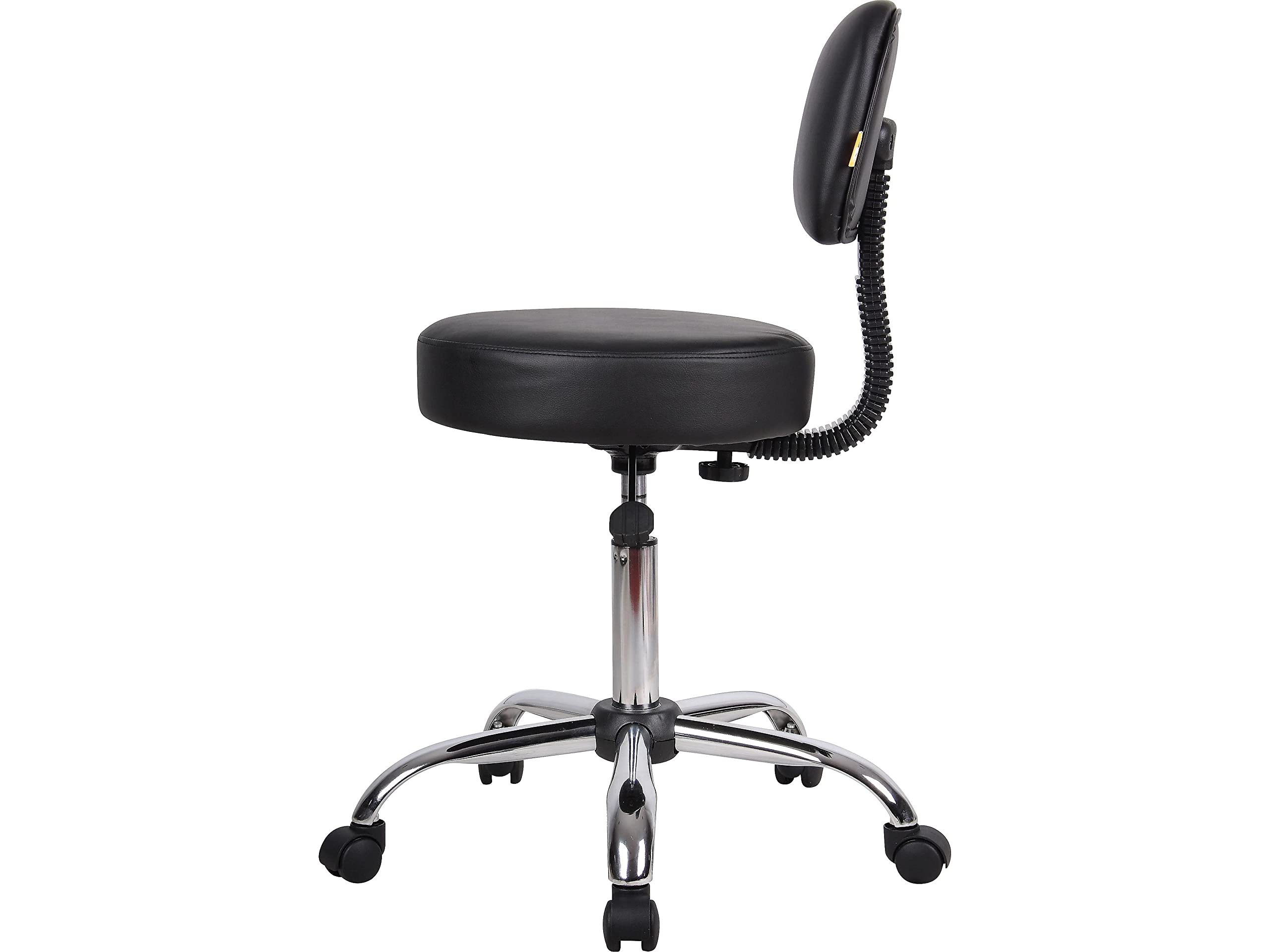 Foto 5 pulgar | Taburete Médico Para Spa Boss Office Products Be Well, Vinilo Negro - Venta Internacional.