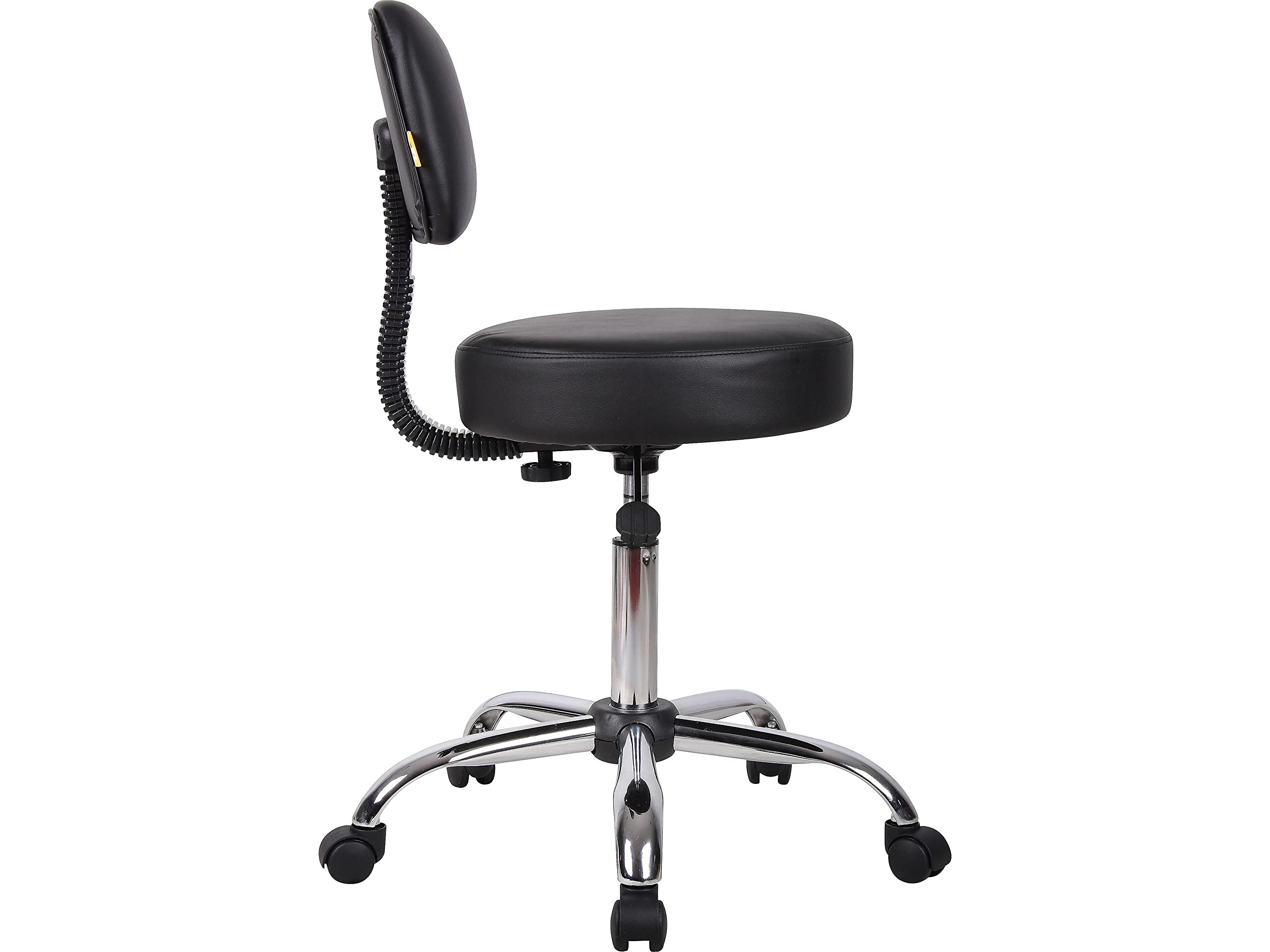Foto 6 pulgar | Taburete Médico Para Spa Boss Office Products Be Well, Vinilo Negro - Venta Internacional.