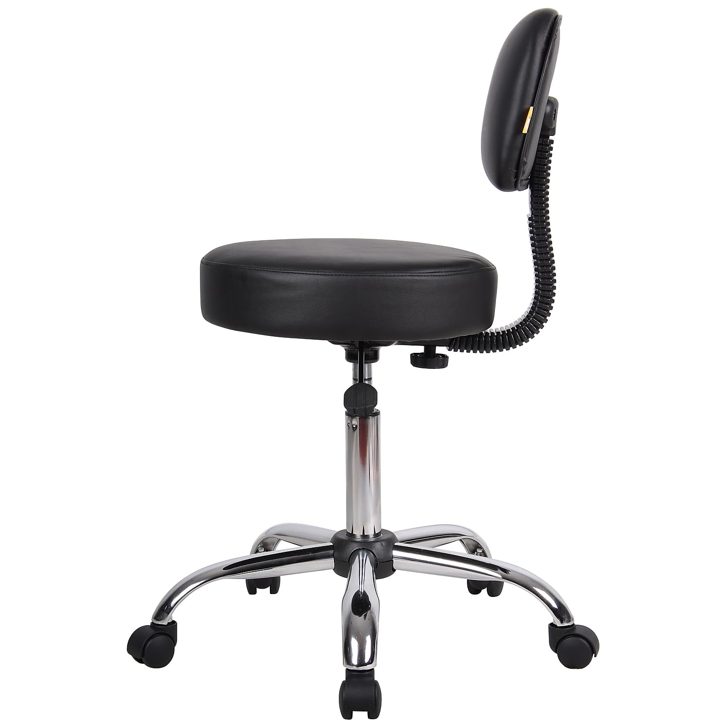 Foto 7 pulgar | Taburete Médico Para Spa Boss Office Products Be Well, Vinilo Negro - Venta Internacional.