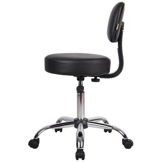 Foto 6 | Taburete Médico Para Spa Boss Office Products Be Well, Vinilo Negro - Venta Internacional.