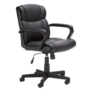 Foto 1 | Silla De Escritorio Amazon Basics Para Ordenador De Oficina, Acolchada, Negra - Venta Internacional.