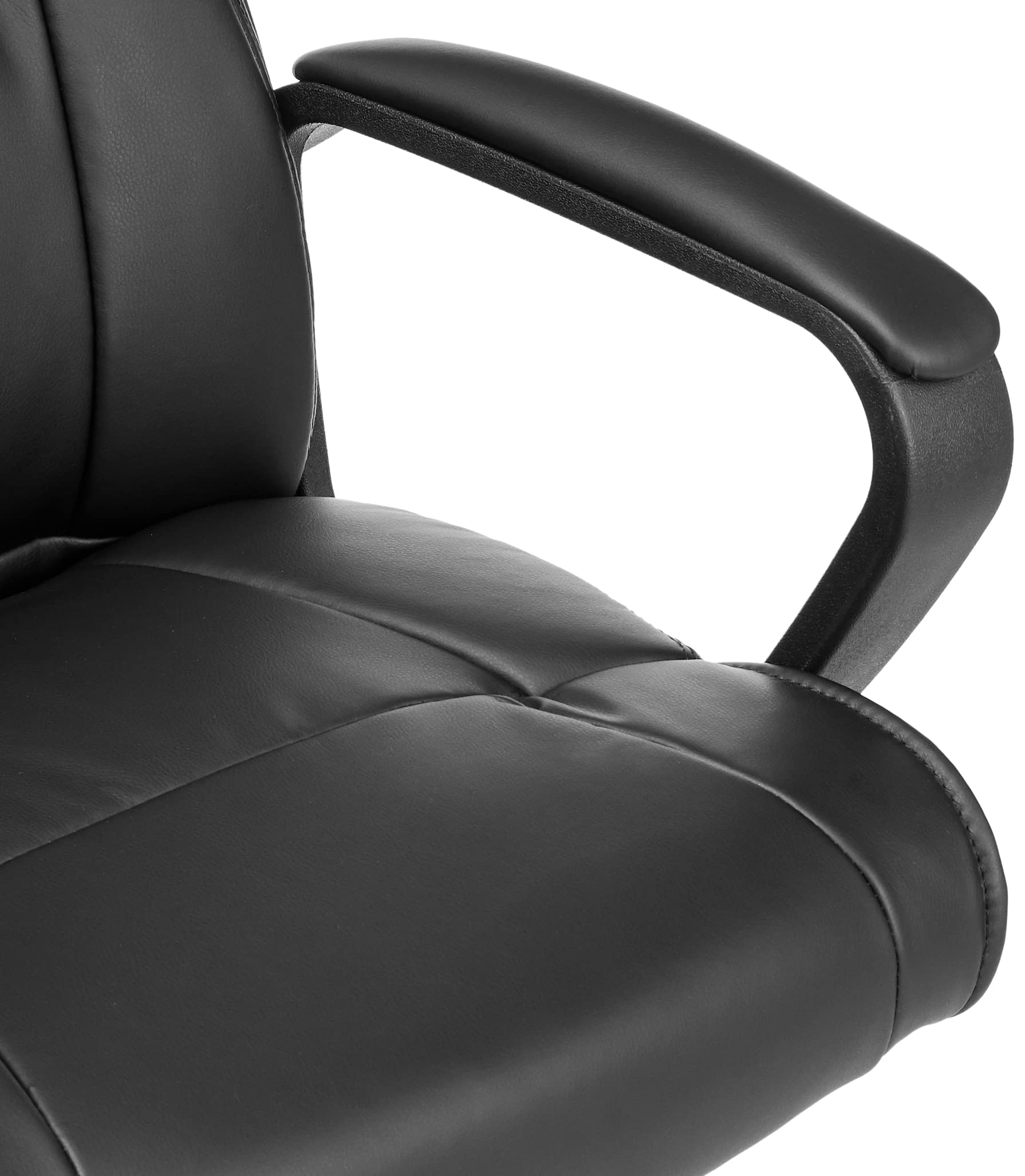 Foto 4 | Silla De Escritorio Amazon Basics Para Ordenador De Oficina, Acolchada, Negra - Venta Internacional.