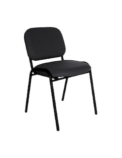 Foto 2 | Offiho Set De 2 Sillas Ecovisita Para Oficinas, Salas De Espera O Consultorios Con Tapiz De Tela Color Gris Oxford