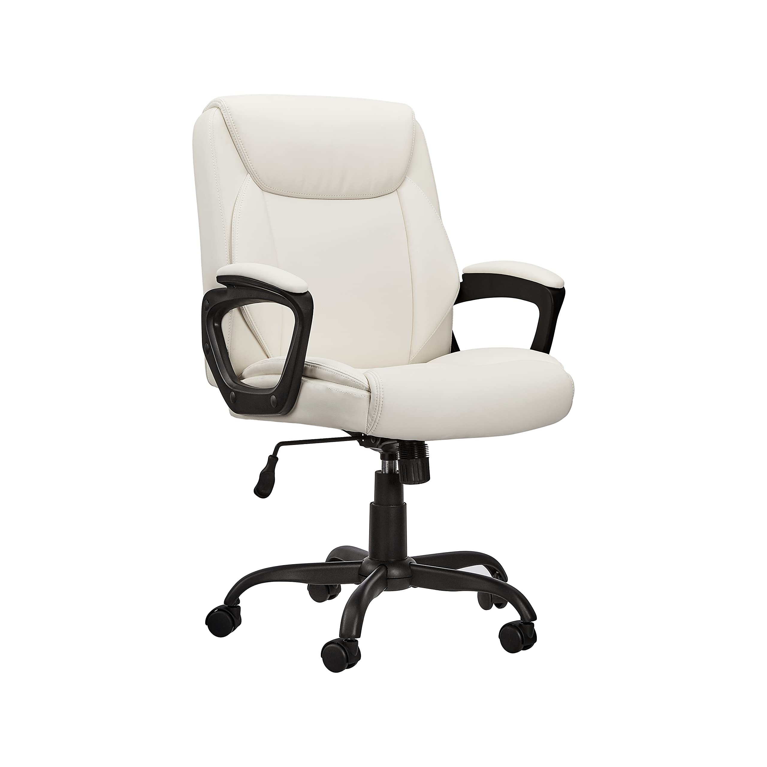 Foto 2 pulgar | Silla De Oficina Amazonbasics Classic Puresoft Acolchada En Poliuretano Crema - Venta Internacional.