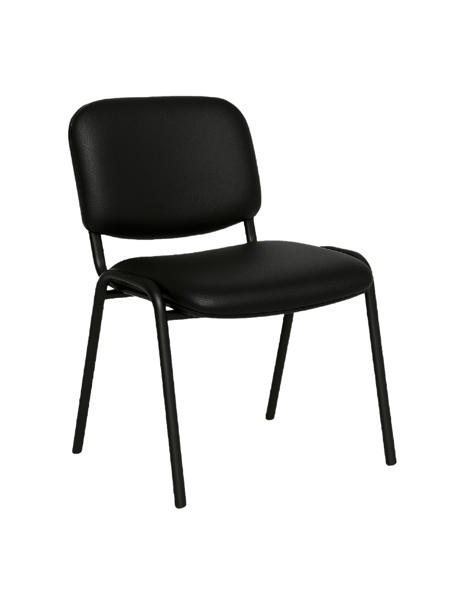Foto 2 pulgar | Offiho Silla De Oficina Ecovisita Para Salas De Espera, Consultorios En Tapiz Vinil Piel