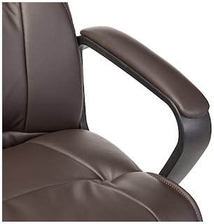 Foto 4 | Silla De Escritorio Para Computadora De Oficina Amazon Basics, Marrón Oscuro - Venta Internacional.