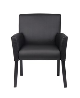 Foto 5 | Silla Boss Office Products Executive Box Arm, Color Caoba, Negro - Venta Internacional.