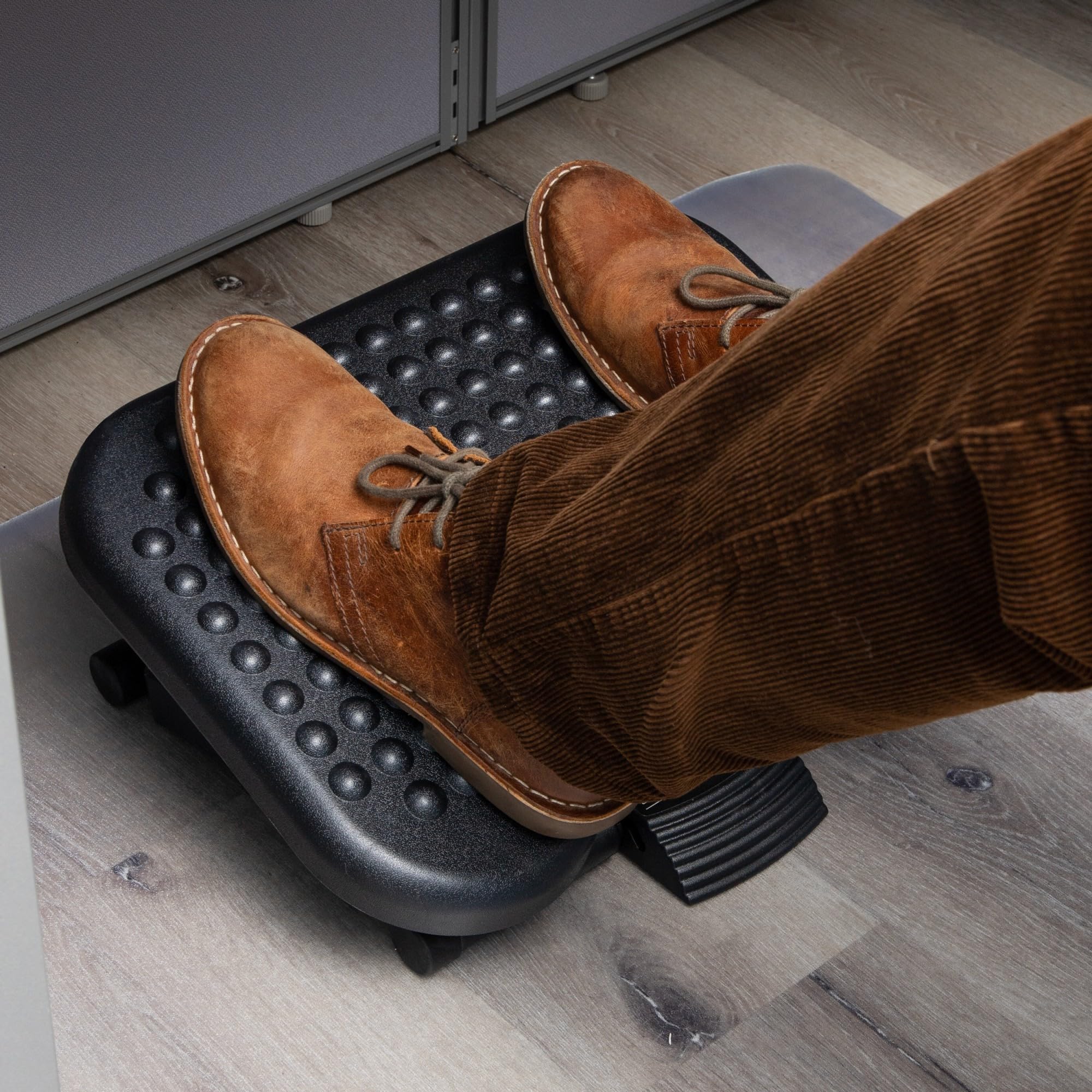 Foto 3 pulgar | Foot Rest Mind Reader, Ergonómico, Ajustable En Altura, Negro, X2 - Venta Internacional.