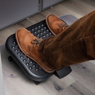 Foto 2 | Foot Rest Mind Reader, Ergonómico, Ajustable En Altura, Negro, X2 - Venta Internacional.