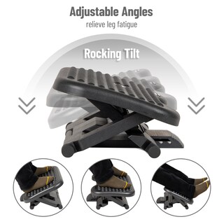 Foto 5 | Foot Rest Mind Reader, Ergonómico, Ajustable En Altura, Negro, X2 - Venta Internacional.